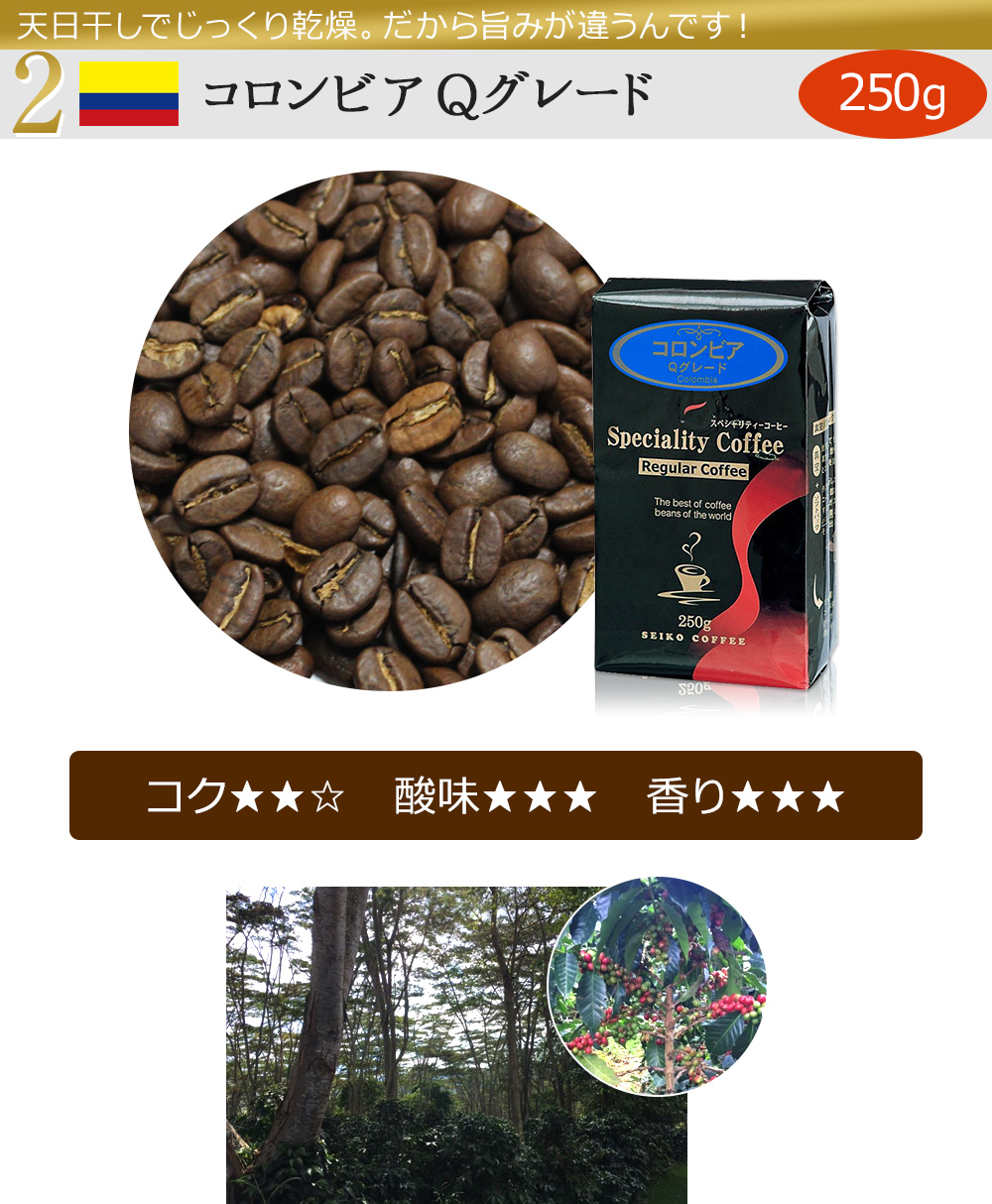 送料無料【福袋】カフェ工房のQグレード5種セット（レギュラーコーヒー